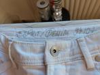 Esprit lange denim broek wit, Wit, Ophalen of Verzenden, Zo goed als nieuw, W28 - W29 (confectie 36)