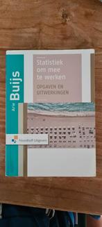 Statistiek om mee te werken 9e druk, Gelezen, Ophalen of Verzenden, Noordhoff Uitgevers, Natuurwetenschap