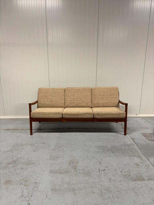 Danish design 60’s sofa Ole Wanscher voor Cado, Huis en Inrichting, Banken | Bankstellen, Zo goed als nieuw, 150 tot 200 cm, 75 tot 100 cm
