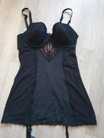 Mooie zwarte slippdress van Hunkemöller Maat 85 D, Verzenden, Zwart, BH