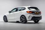 BMW 1-serie 118i M Sport High Executive Aut. [ LED Navi Appl, 136 pk, Gebruikt, 1295 kg, Wit