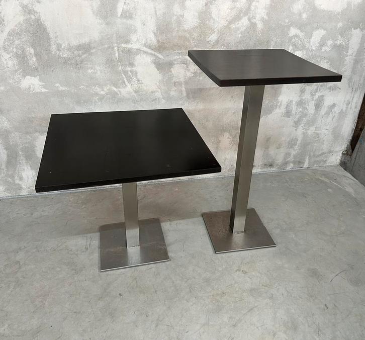 Horeca Eettafels En Statafels Satelliet, Huis en Inrichting, Tafels | Eettafels, Gebruikt, 50 tot 100 cm, 50 tot 100 cm, Vierkant