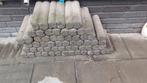 Palissade beton grijs 30stuks aanwezig, Tuin en Terras, Ophalen, Overige materialen, Overige typen, Zo goed als nieuw