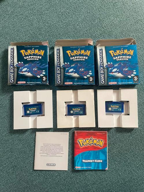 3 eu Sapphire, Spelcomputers en Games, Games | Nintendo Game Boy, Zo goed als nieuw, 1 speler, Ophalen of Verzenden