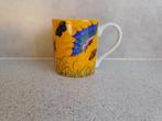 Mok 9x8 cm. Geel Vlinders Könitz, Ophalen of Verzenden, Zo goed als nieuw, Overige stijlen, Kop(pen) en/of Schotel(s)