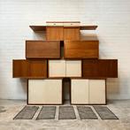 Vintage design wandkast Nisse String systeem kast Cadovius, Ophalen of Verzenden, 25 tot 50 cm, Minder dan 150 cm, Minder dan 100 cm