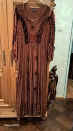 Bordeaux Rode Lange Jurk - Gothic/Middeleeuws, Ophalen of Verzenden, Nieuw, Rood, Onder de knie