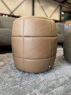 Nieuw Design on Stock Barrell 45 Loxton Dessert leer Poef, Rond, Leer, Ophalen of Verzenden, Design on Stock
