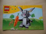 Lego 40086 Pasen, paashaas met wortel, Kinderen en Baby's, Speelgoed | Duplo en Lego, Ophalen of Verzenden, Zo goed als nieuw