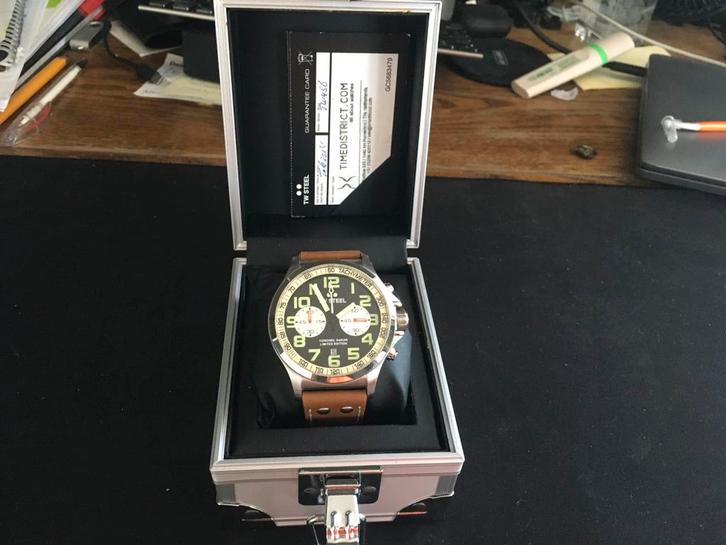 TW Steel Parijs-Dakar 2015 Limited Edition, Sieraden, Tassen en Uiterlijk, Horloges | Heren, Zo goed als nieuw, Polshorloge, Overige merken