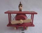Vintage Snoopy Red Baron hout met muziekdoos made in Japan., Antiek en Kunst, Antiek | Speelgoed, Ophalen of Verzenden