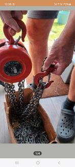 Hand kettingtakel 1 ton 3m, Ophalen of Verzenden, Gebruikt, Handmatig