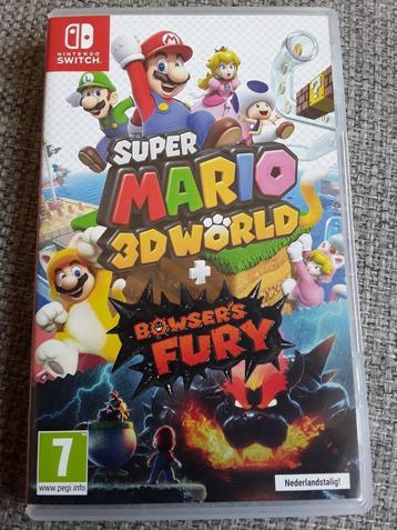 Nintendo Switch Game Super Mario 3D World + Bowser's Fury  beschikbaar voor biedingen