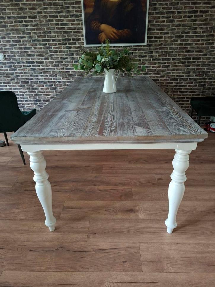 Grote eettafel landelijk, Huis en Inrichting, Tafels | Eettafels, Ophalen