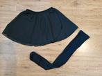 Balletrokje voile met ballet maillot 134/140, Sport en Fitness, Ballet, Ophalen of Verzenden, Zo goed als nieuw, Kleding