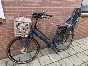 Moederfiets la dolce vita met mand en achterzit beschikbaar voor biedingen