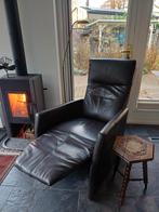 Montel Relaxfauteuil - Bruin Leder - Perfecte Staat, Huis en Inrichting, Fauteuils, Ophalen, Gebruikt, Modern, 50 tot 75 cm