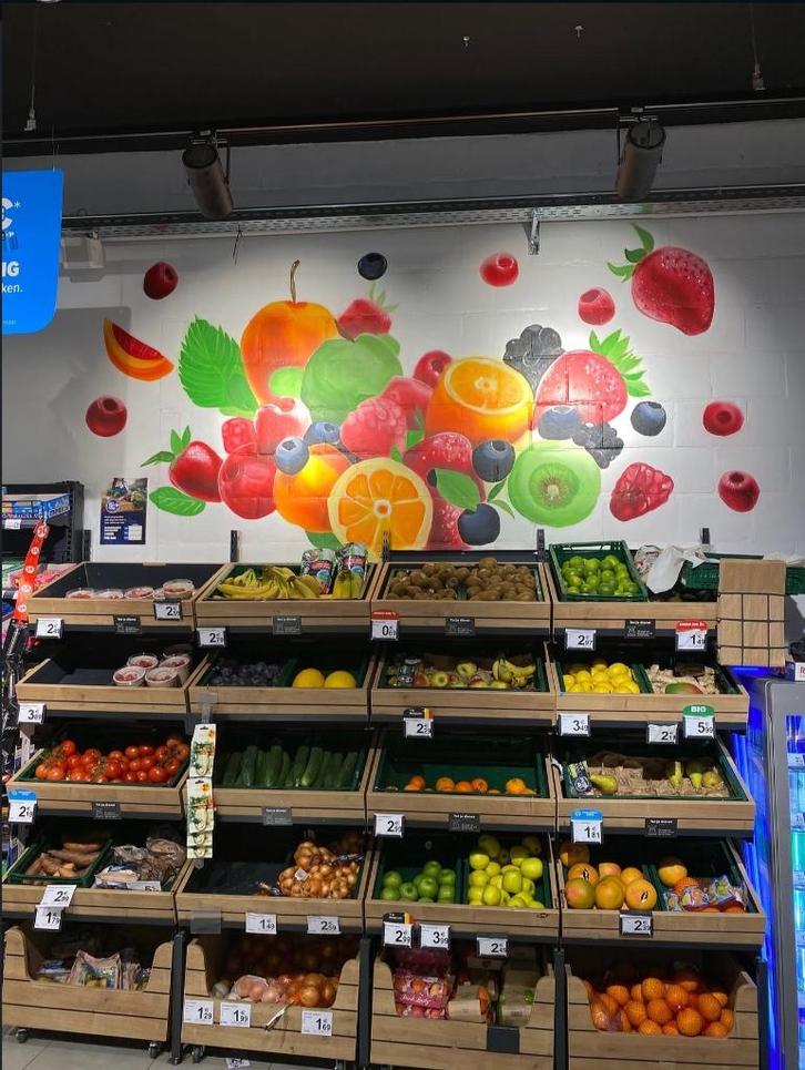 muurschilderingen, Antiek en Kunst, Kunst | Overige Kunst, Ophalen of Verzenden