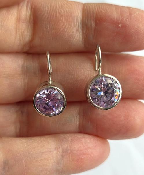 Mooi TI SENTO zilveren (925) oorbellen / oorhangers, Sieraden, Tassen en Uiterlijk, Oorbellen, Zo goed als nieuw, Hangers, Zilver