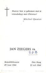 Zeegers Jan 1964 Den Haag Salesiaan, Ophalen of Verzenden