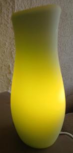 Retro Vintage Ikea Mylonit Glazen Lamp Groen, Ophalen of Verzenden, Zo goed als nieuw, Glas, Minder dan 50 cm