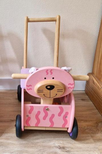 I'm toy houten loopwagen  beschikbaar voor biedingen