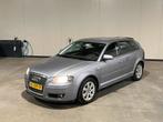 Audi A3 Sportback Attraction 2.0 FSI 150PK 2005 Grijs 5D, Auto's, Voorwielaandrijving, 65 €/maand, Stof, Zwart