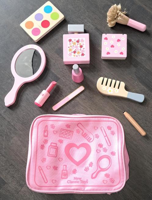 Houten make up setje, Kinderen en Baby's, Speelgoed | Houten speelgoed, Gebruikt, Overige typen, Ophalen of Verzenden