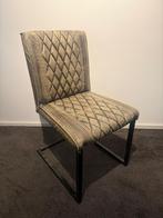 Eetkamer stoelen leer, Ophalen, Gebruikt, Bruin, Leer