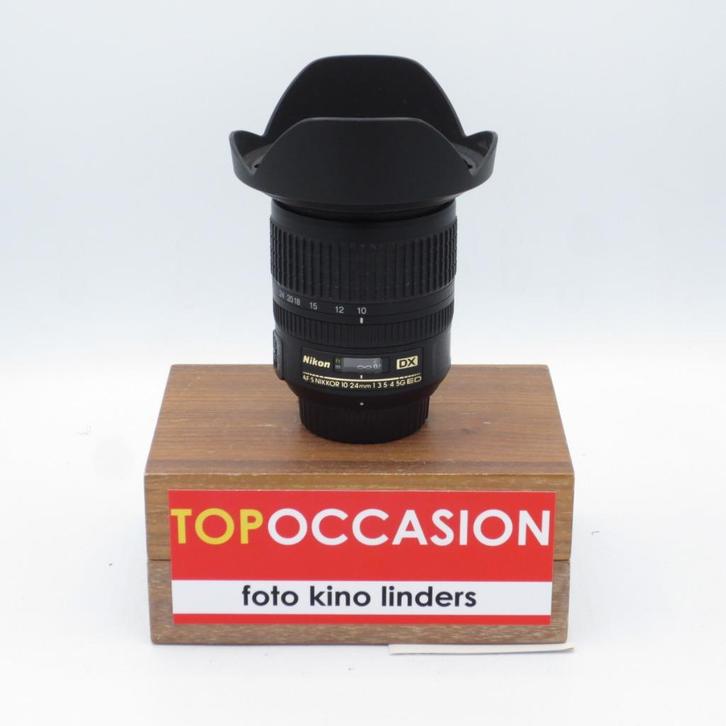 OCCASION: Nikon AF-S 10-24mm, Audio, Tv en Foto, Fotografie | Lenzen en Objectieven, Gebruikt, Groothoeklens, Zoom, Ophalen of Verzenden