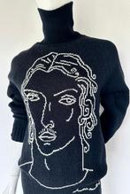 ORIGINELE CASABLANCA TRUI ZWART WIT DAMES S (MAAT M) MERINO, Zwart, Casablanca, Ophalen of Verzenden, Zo goed als nieuw