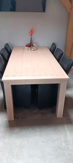 eettafel, Huis en Inrichting, Tafels | Eettafels, Ophalen, 100 tot 150 cm, 200 cm of meer, Zo goed als nieuw