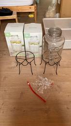 2x complete dispencer 8 liter + houders water/ drank, Ophalen of Verzenden, Zo goed als nieuw