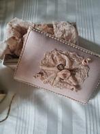 Antiek stoffen doosje, Antiek en Kunst, Curiosa en Brocante, Ophalen of Verzenden