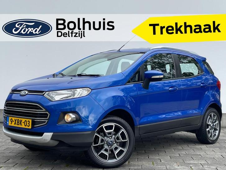 Ford EcoSport EcoBoost 125PK Titanium | Trekhaak I Climate c, Auto's, Ford, Bedrijf, Te koop, Ecosport, ABS, Airbags, Airconditioning