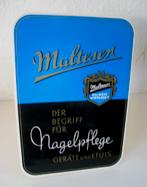 Toonbank reclame kaart Nagelpflege Maltesen 1930 display, Verzenden, Gebruikt, Reclamebord