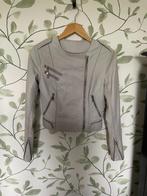 Cigno Nero off white kort leren jasje xs 34, Kleding | Dames, Jasjes, Kostuums en Pakken, Wit, Zo goed als nieuw, Maat 34 (XS) of kleiner