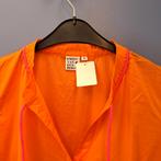 Emily van den Bergh top blouse knal oranje met roze S 49167, ., Emily van den Bergh, Oranje, Ophalen of Verzenden
