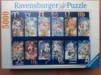 Ravensburger puzzel 5000 stukjes tekens van de dierenriem, Meer dan 1500 stukjes, Zo goed als nieuw, Ophalen