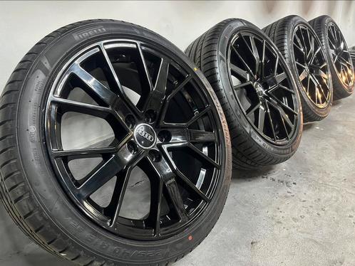 18 inch Audi A3 Gunner Velgen Met Pirelli Zomerbanden, Auto-onderdelen, Banden en Velgen, Banden en Velgen, Zomerbanden, 18 inch