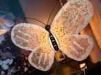 Prachtige mozaïek vlinderlamp met zwart standaard, Huis en Inrichting, Lampen | Tafellampen, Minder dan 50 cm, Ophalen of Verzenden