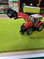 Massey Ferguson 5455 met 894 voorlader van Siku met nr. 3653, Ophalen of Verzenden, Zo goed als nieuw, Tractor of Landbouw, SIKU