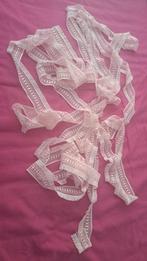 Decoratief roze  lint, Hobby en Vrije tijd, Breien en Haken, Ophalen of Verzenden, Zo goed als nieuw, Haken