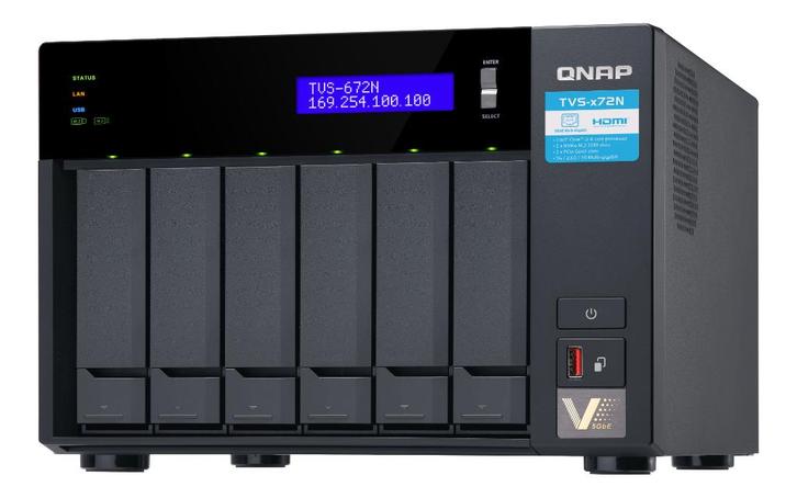 Qnap TVS-672N NAS, Maximaal geüpgraded!, Computers en Software, NAS, Zo goed als nieuw, Ophalen