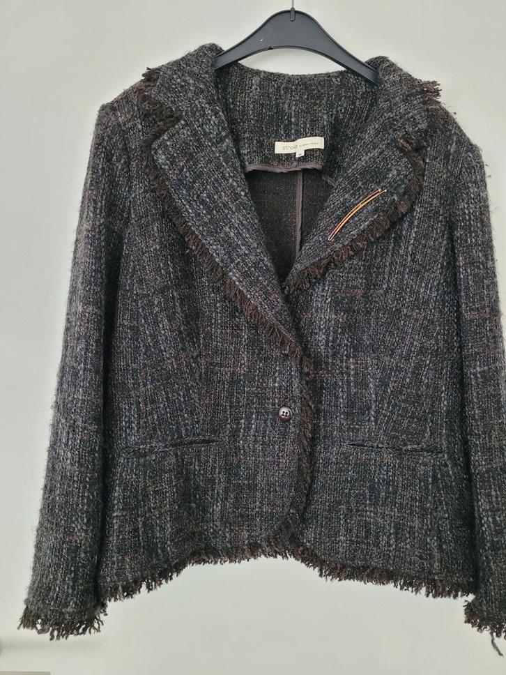 Stroke by Berry Tielens Jasje Maat 46, Kleding | Dames, Jasjes, Kostuums en Pakken, Zo goed als nieuw, Jasje, Maat 46/48 (XL) of groter