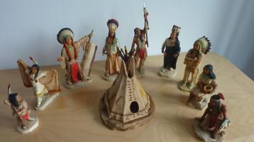indianen beelden, castagna, western collection, indiaan beschikbaar voor biedingen