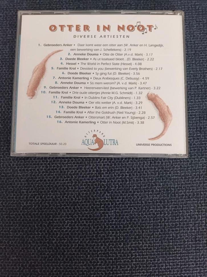 OTTER IN NOOT - DIVERSE ARTIESTEN - AQUA LUTRA, Cd's en Dvd's, Cd's | Overige Cd's, Ophalen of Verzenden