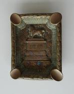 Antiek Koperen Asbak Waterloo uit België - rond 1900, Antiek en Kunst, Ophalen, Koper