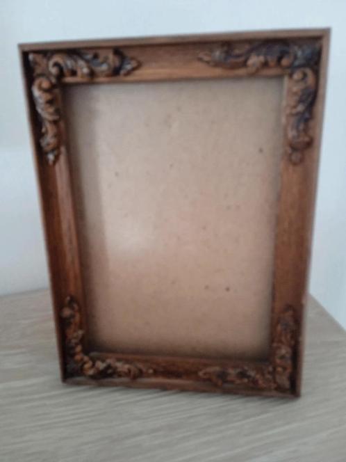 vintage houten fotolijst houtsnijwerk, Antiek en Kunst, Kunst | Beelden en Houtsnijwerken, Ophalen of Verzenden