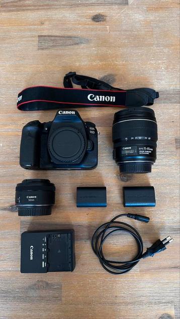 Canon EOS 90D + 2 lenzen + 3 accu’s beschikbaar voor biedingen
